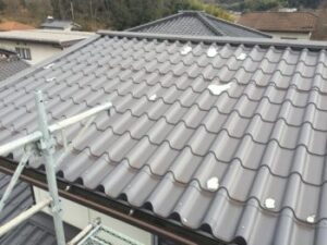 浅口市鴨方町　O様邸　屋根葺き替え工事 (8)