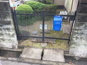 岡山県浅口市鴨方町　K様邸　屋根葺き替え・外壁塗装　門扉取り替え
