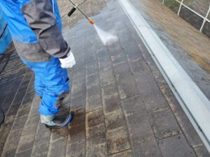 岡山県倉敷市　T様邸　屋根塗装・外壁塗装　高圧洗浄 (2)