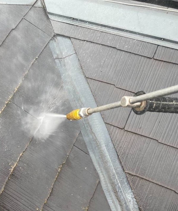 岡山県浅口市　K様邸　屋根塗装・外壁塗装　高圧洗浄 (2)