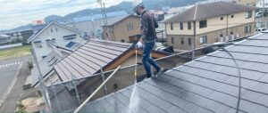 岡山県浅口市　K様邸　屋根塗装・外壁塗装　高圧洗浄 (3)
