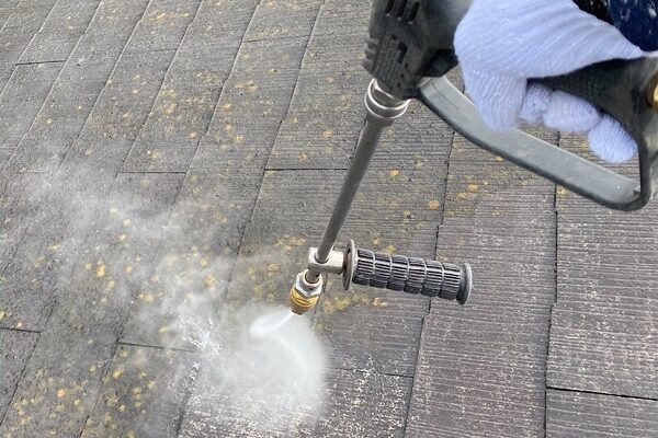 岡山県倉敷市　T様邸　屋根塗装・外壁塗装　高圧洗浄 (1)