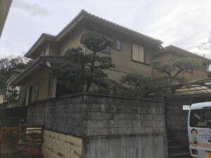 岡山県笠岡市　F様邸　外壁塗装・波板張り替え (3)