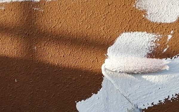 岡山県笠岡市　Y様邸　屋根塗装・外壁塗装　外壁の下塗りを行いました! (1)