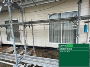 笠岡市・K様邸｜屋根塗装・外壁塗装｜コーキング打ち替え工事 (1)
