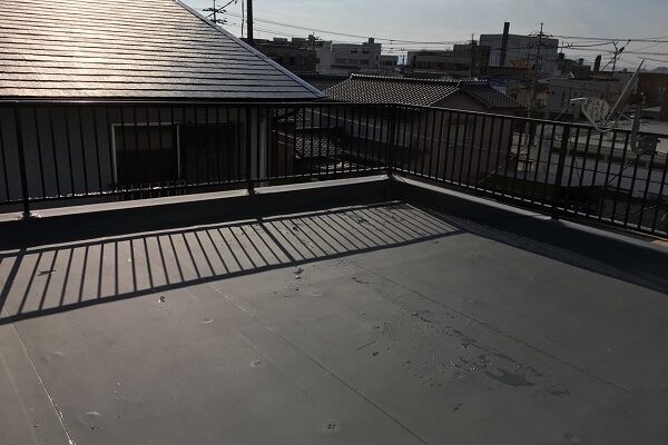 岡山県笠岡市I様邸・屋上手摺り塗装工事 (2)