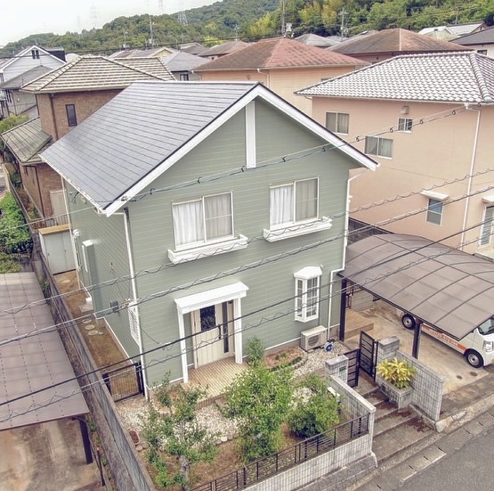 岡山県笠岡市・Y様邸｜屋根塗装・外壁塗装 (2)