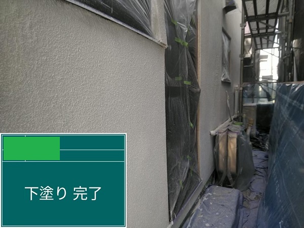広島県福山市・S様邸　外壁塗装　微弾性フィラーで下塗りをしました！ (4)