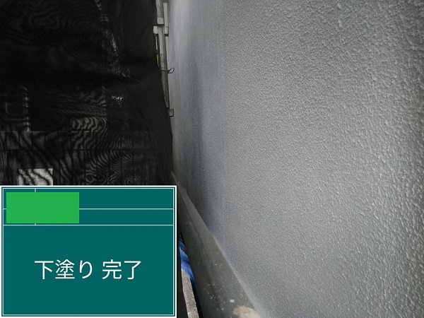 広島県福山市・S様邸　外壁塗装　微弾性フィラーで下塗りをしました！ (3)