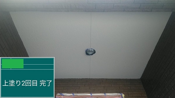 岡山県笠岡市・K様邸　外壁塗装　軒天塗装(ノキテンエース) (5)