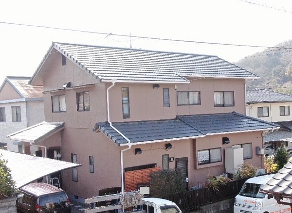 岡山県笠岡市・F様邸　屋根塗装・外壁塗装工事 (5)