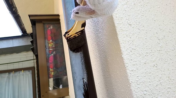 岡山県笠岡市・H様邸　外壁塗装　雨樋塗装の必要性 (2)