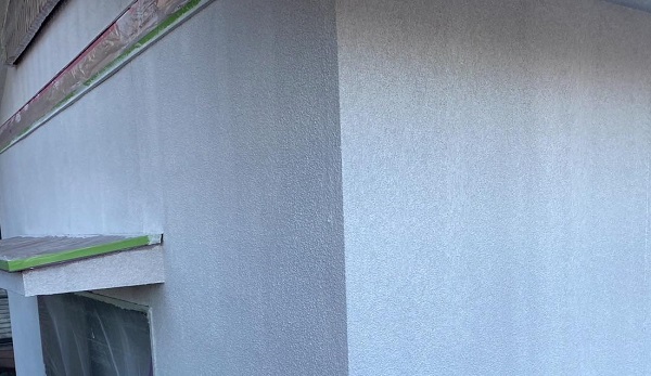 岡山県笠岡市・S様邸　外壁塗装　微弾性フィラーによる下塗り3