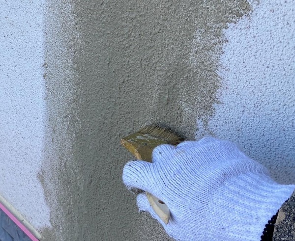 岡山県笠岡市・S様邸　外壁塗装　大きなひび割れ補修 (4)