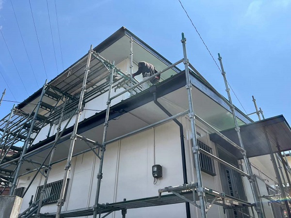 広島県福山市・K様邸　屋根塗装・外壁塗装　最終確認～完工 (2)