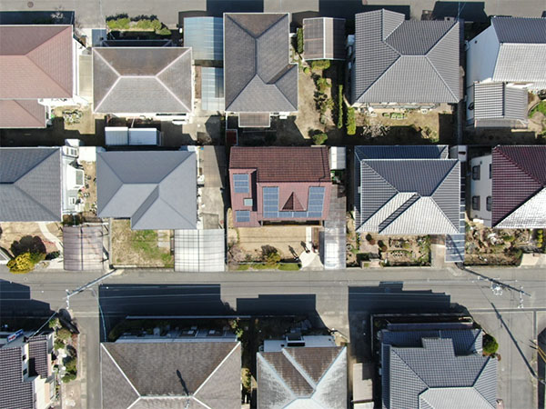 岡山県笠岡市M様邸_屋根_ドローン点検