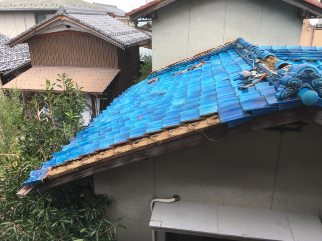 浅口市 屋根修理 火災保険