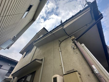 広島県福山市_外壁塗装_現場レポート_軒天