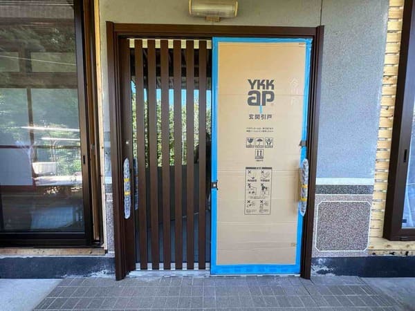 広島県福山市_外壁塗装_外壁工事_玄関