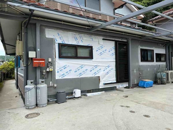 広島県福山市_外壁塗装_外壁工事_勝手口