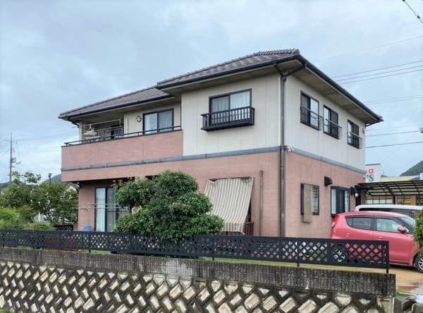 岡山県井原市_外壁塗装_施工前