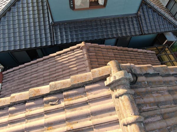 岡山県笠原市_現地調査_屋根_漆喰