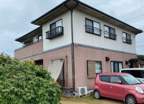 岡山県井原市_外壁塗装_現地調査_外観