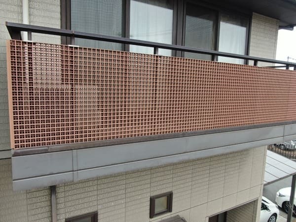 岡山県笠岡市_現地調査_外壁ベランダ