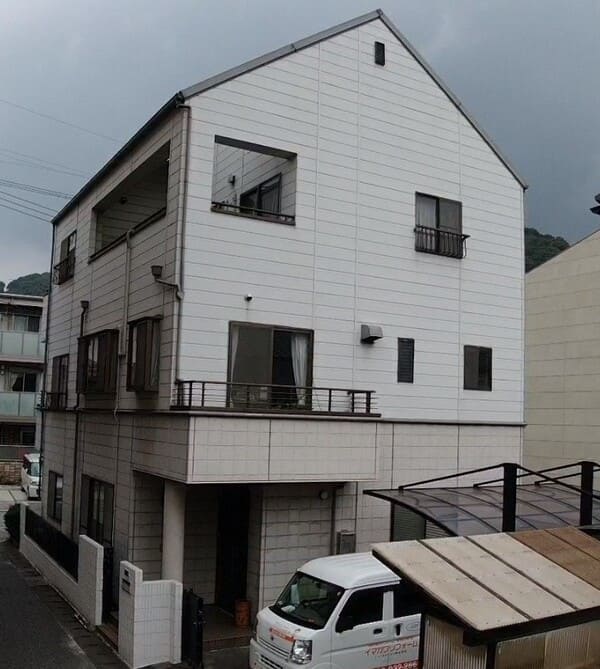 岡山県笠原市_外壁塗装_施工後