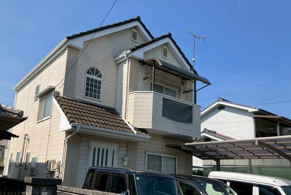 広島県福山市_屋根外壁工事_施工前外壁