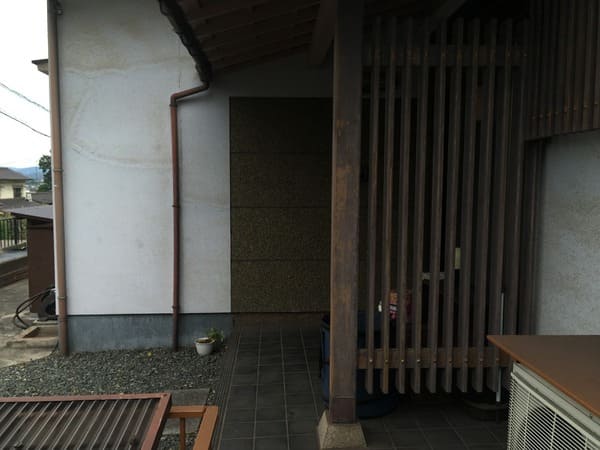 広島県福山市_現場調査外壁_玄関周辺