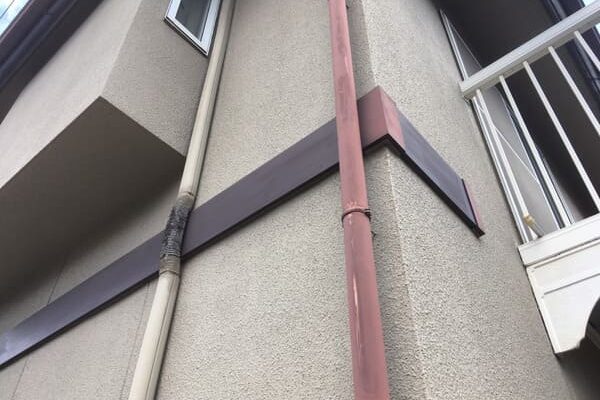 岡山県笠原市_現地調査外壁_帯板