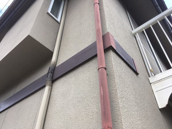 岡山県笠原市_現地調査外壁_帯板