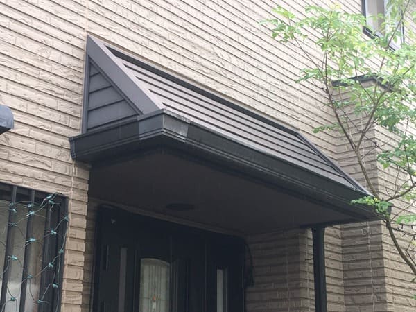 岡山県笠岡市_現地調査_外壁_玄関上