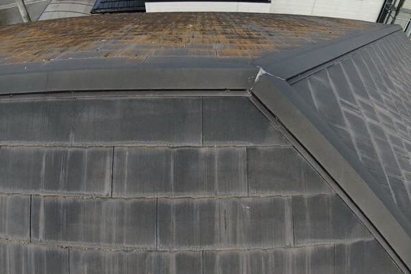 岡山県笠原市_現地調査屋根_棟