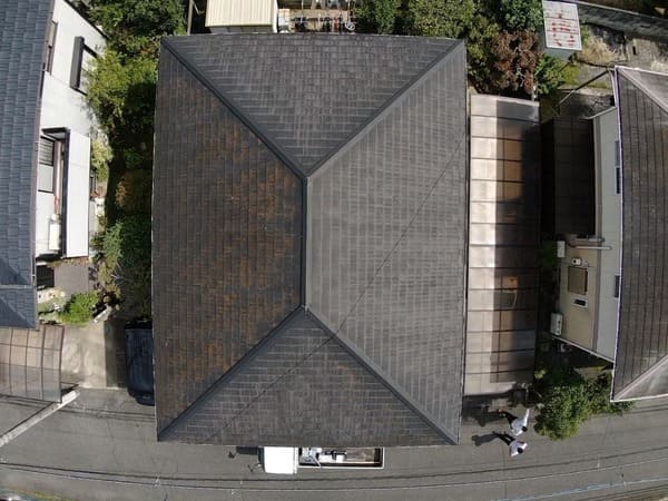 岡山県笠原市_現地調査屋根