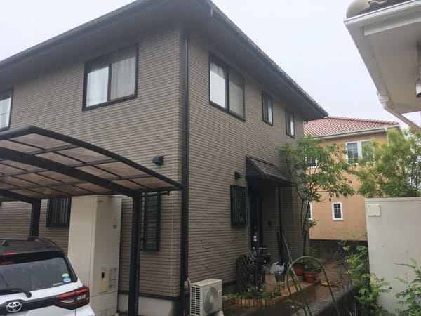 岡山県笠原市_現地調査屋根_外観