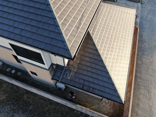 岡山県笠原市_現地調査_屋根_全体