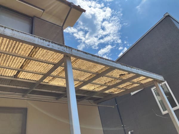 岡山県笠岡市_現地調査_テラス屋根