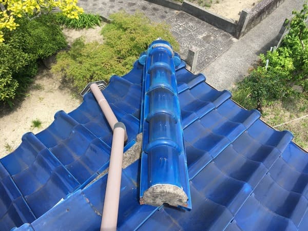 岡山県笠岡市_現地調査_屋根_棟瓦