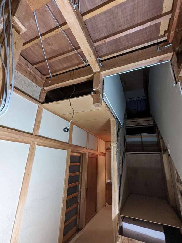 広島県福山市_雨漏り改修_天井施工