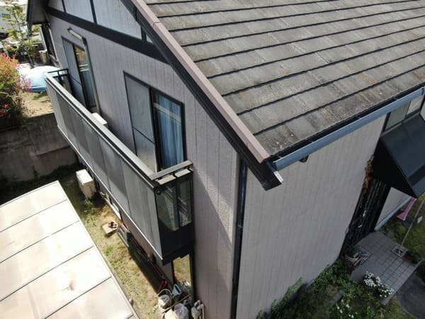 岡山県笠原市_現地調査_屋根_軒先