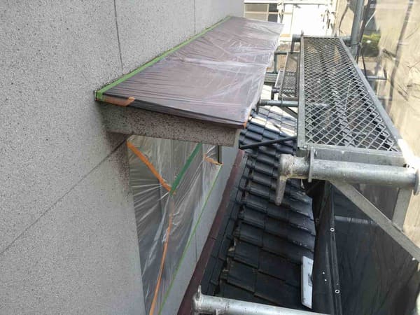 広島県福山市_外壁塗装_施工中