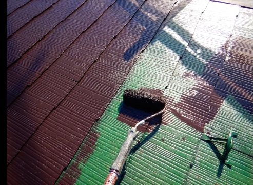 福山市 屋根 遮熱塗装