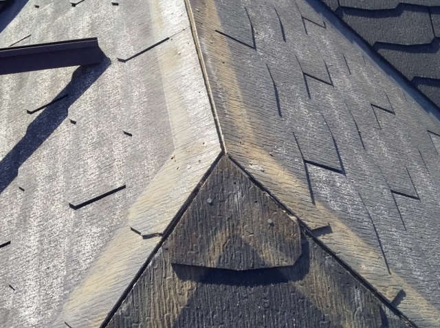 浅口市 屋根板金 浮いてる