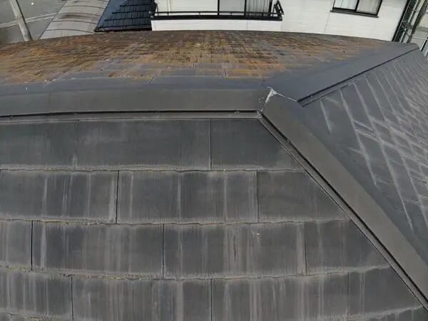 浅口市 屋根板金 浮いてる