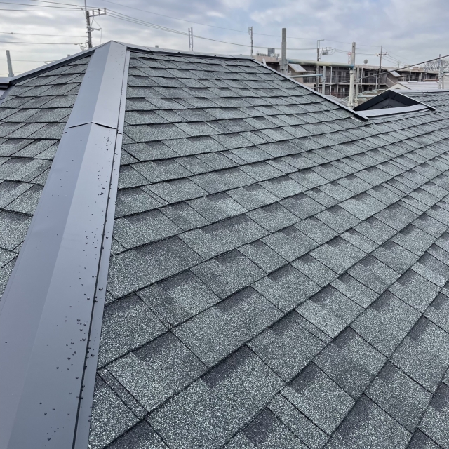浅口市 屋根板金 浮いてる