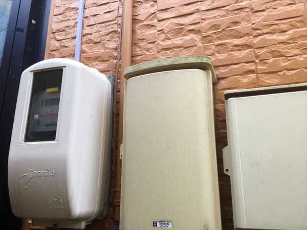 岡山県笠岡市_外壁現地調査_メーター周辺