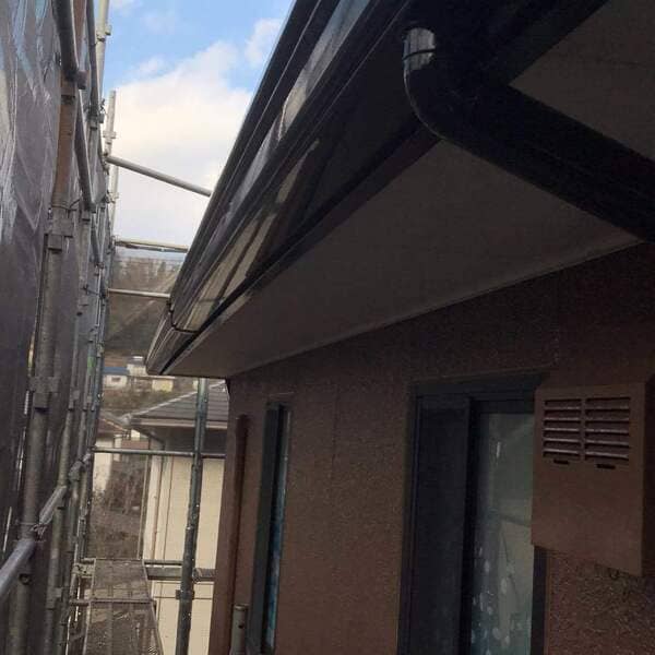 岡山県笠岡市_破風板塗装